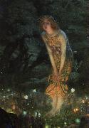 Edward Robert Hughes Midsummer Eve oil painting picture wholesale